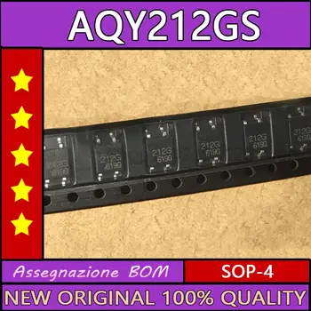 5 adet / grup Yeni orijinal aqy212 aqy212gs 212g yama sop-4 yama yüksek hızlı Optocoupler