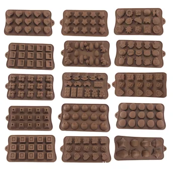 Çikolata kalıp silikon kalıp Çikolata Kalıp pişirme fondan kalıpları bisküvi kalıp şeker şekli çikolata kalıp çikolata kalıpları