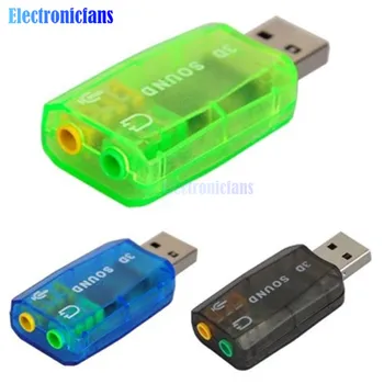CM108 Yonga Seti USB 2.0 3D SES SES kartı ADAPTÖRÜ SANAL 5.1 CH Ses Parça