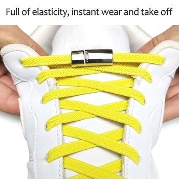 Yeni yükseltme Manyetik Ayakabı Sneakers Danteller Ayakkabı Elastik Hiçbir kravat ayakkabı bağcıkları Tembel Ayakkabı Bağı Kilidi Tek Beden Herkese Uyar Çocuklar ve Yetişkin