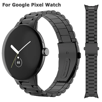 Hiçbir Boşluk Klasik Toka Metal Paslanmaz Çelik Kayış Google Pixel için saat kayışı forPixel İzle Bilezik Yedek Watchband