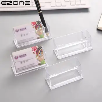 EZONE 1 bilgisayar Masaüstü Iş kart tutucu Akrilik Masa Raf Kutusu Depolama Ekran Standı Ofis Malzemeleri Kart Depolama Kalem Tepsisi