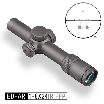 2022 yeni keşif ED-AR 1-8 ır FFP tüfek kapsam odak içe aktarma vidro de alta definição avcılık hava yumuşak