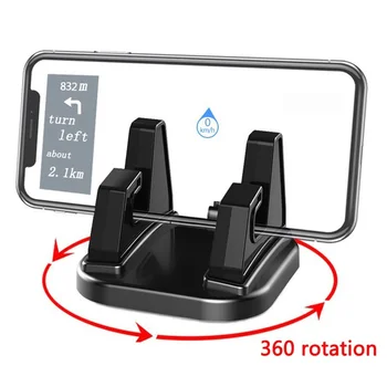 Araç Telefonu Tutucu 360 Derece Rotasyon Dashboard Dağı Basit Oto Cep Telefonu GPS Navigasyon Xiaomi İphone için Standı