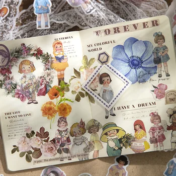 Yoofun 30 adet/paket Sevimli Bebek Kız Bez Değiştirme Çıkartmalar Kawaii Bebek Etiket Paketi Scrapbooking Günlüğü Hediyeler DIY Etiketleri