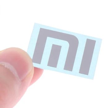 Gümüş Logo etiket dizüstü Metal Logo etiket Xiaomi Mİ dizüstü cep telefonu TV için