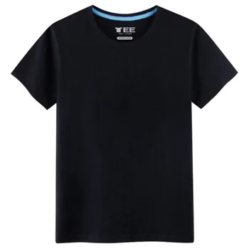 E1012-2020Summer yeni erkek T-shirt düz renk ince trend rahat kısa kollu moda