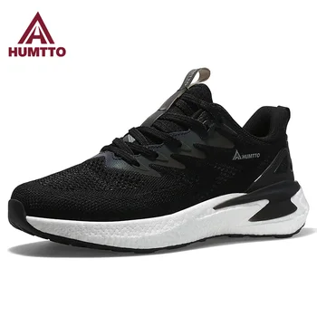 HUMTTO Trail Erkek Spor Ayakkabı Nefes Koşu koşu ayakkabıları Erkekler için 2022 Spor Lüks Tasarımcı Erkek Ayakkabı Marka Rahat Eğitmenler