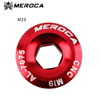 1 Adet 4 Renk MEROCA Krank Kapağı Vidaları M18 / M19 / M20 MTB Aynakol Iamok Cıvata Alüminyum Alaşımlı