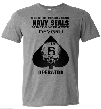Donanma Seals Devgru Takım Operatörü Askeri Tişört. Yaz Pamuk Kısa Kollu O-Boyun Erkek T Shirt Yeni S-3XL