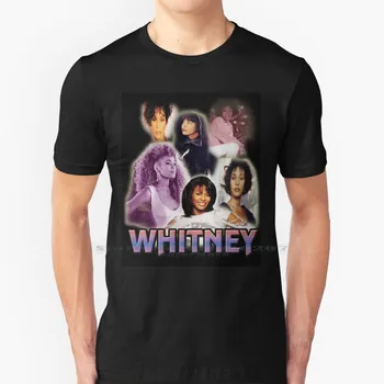 Vintage Whitney Houston Inspired 90'lı Vibe T Shirt %100 % Saf Pamuk Vintage Bootlegdesign Whitney