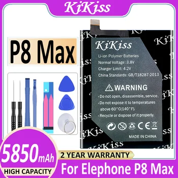 Orijinal KiKiss Pil 5850mAh Elephone P8 Max P8Max Bateria