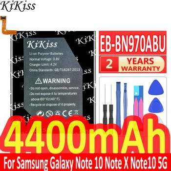 4400mAh KiKiss Güçlü Pil EB - BN970ABU Samsung Galaxy Not İçin 10 Not X Note10 NoteX Note10 5G