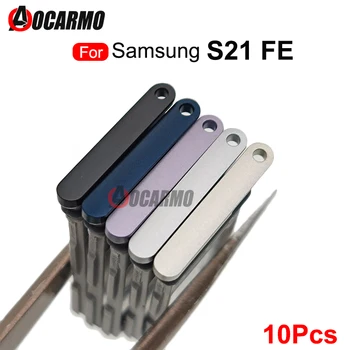 10 Adet Sım Tepsi Samsung Galaxy S21 FE Tek Çift SIM Kart Yuvası Tutucu Yedek Parçalar