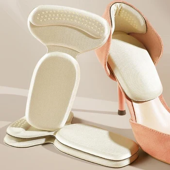 2 ADET kadın ayakkabısı Tabanlık Yama Topuk Pedleri spor ayakkabılar Ayarlanabilir Boyutu Aşınma Önleyici Ayak ped koruyucu Arka Etiket