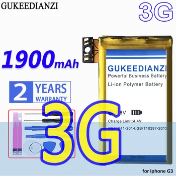 Yüksek Kapasiteli GUKEEDIANZI Pil ıG3 Apple iPhone 3G için iPhone 3G 3GS 3G S 7 8 Artı 11 pro 11pro max bateria + Parça NO