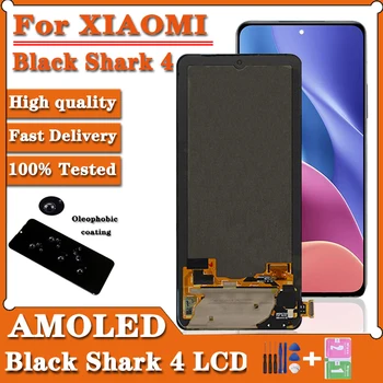 Orijinal 6.77 For Xiaomi BlackShark 4 Köpekbalığı LCD ekran PRS-H0 / A0 dokunmatik ekran digitizer İçin Xiaomi Siyah Köpekbalığı 4 Pro LCD